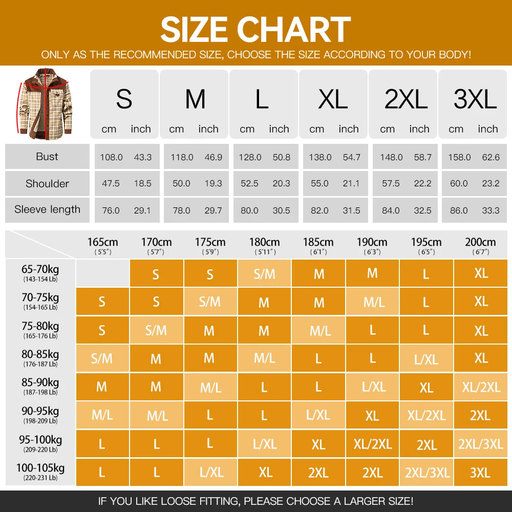 Men’s Plaid Sherpa-Lined Bomber Jacket