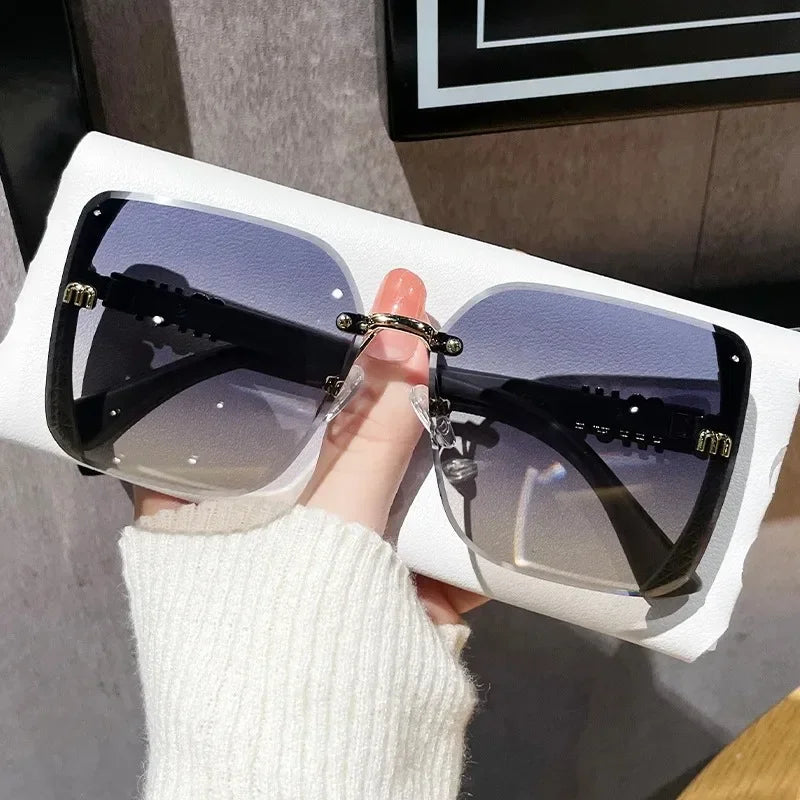 Women’s Luxury Rimless Sunglasses