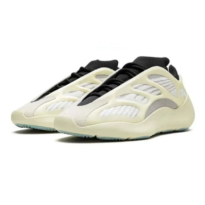 Designer White Crystal Clear Sole Sneakers