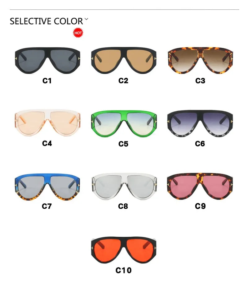 Vintage Oval Sunglasses for Women