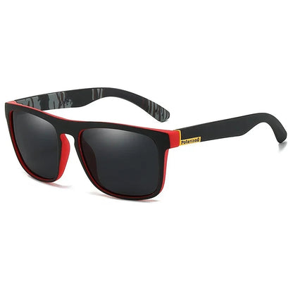 Black Polarized Square Sunglasses