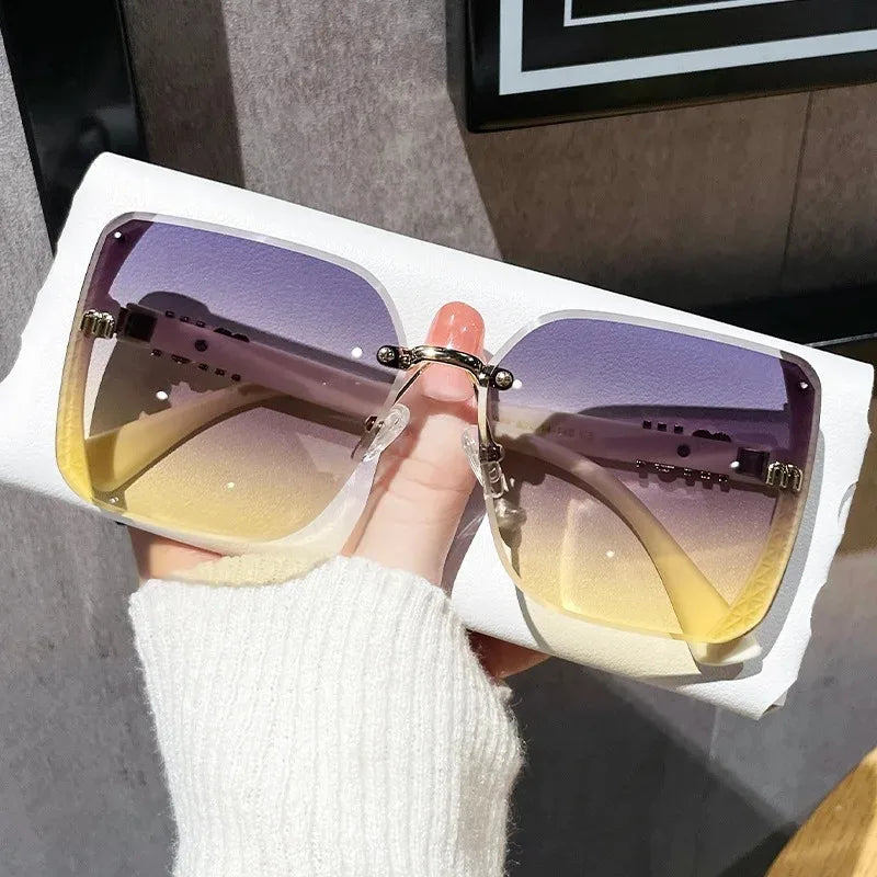 Women’s Luxury Rimless Sunglasses