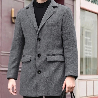 Classic Wool Winter Overcoat