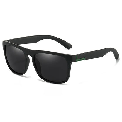 Black Polarized Square Sunglasses