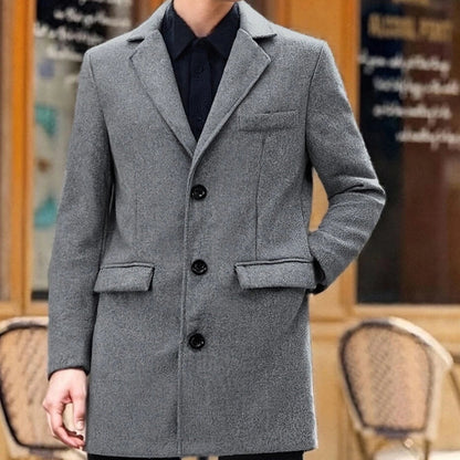 Classic Wool Winter Overcoat