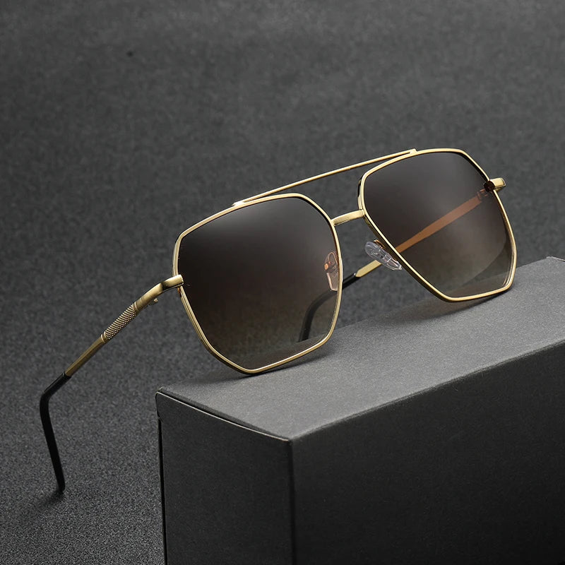Classic Pilot Metal Sunglasses