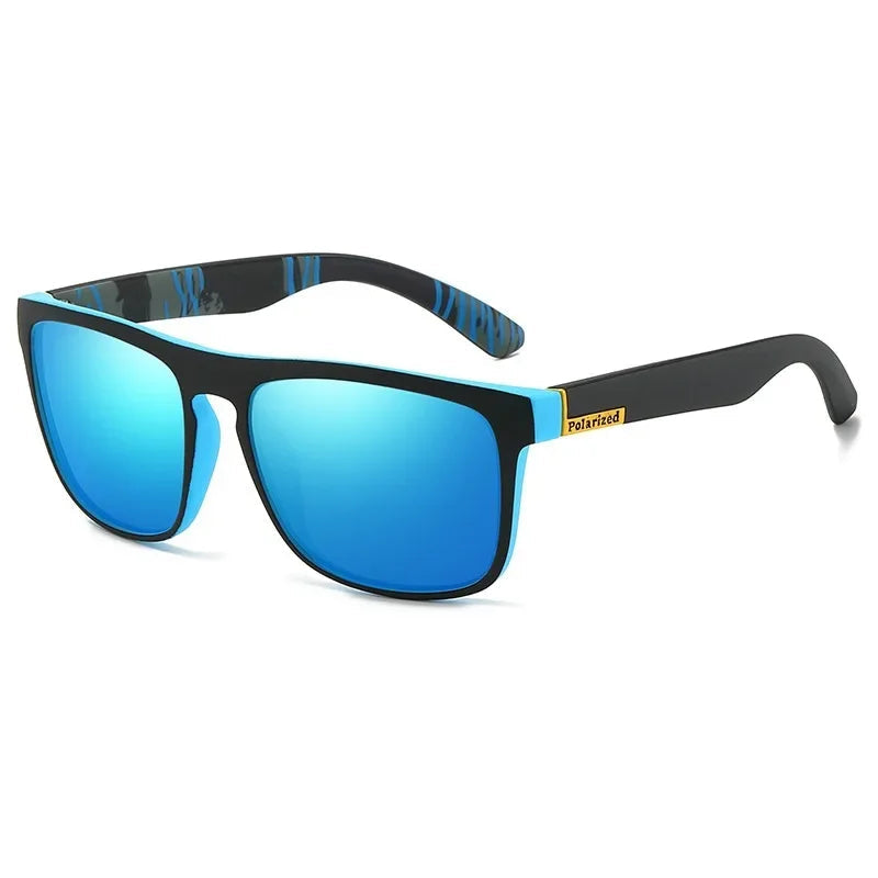 Black Polarized Square Sunglasses